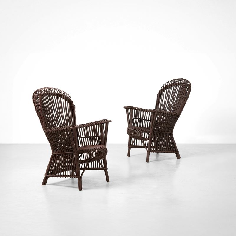 Due poltrone  - Auction Design Lab - Cambi Casa d'Aste