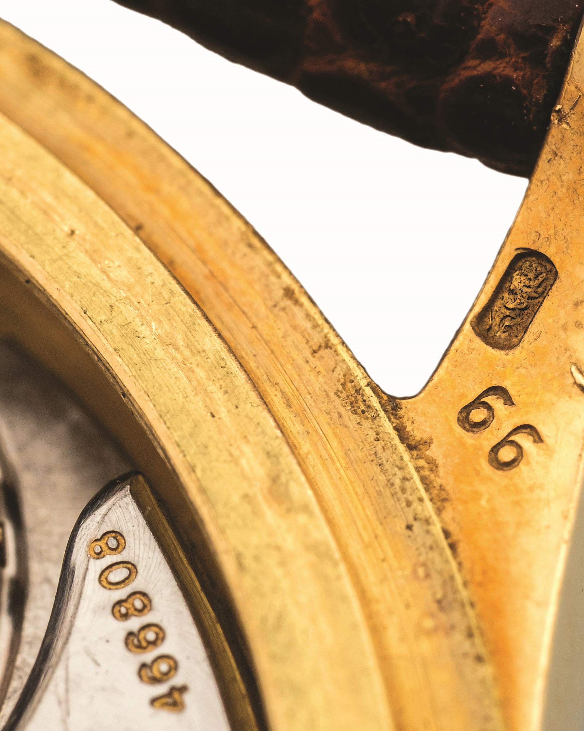 Vacheron & Constantin - Cronografo tasti quadri ref. 4072 in oro giallo 18k, quadrante dorè biton...