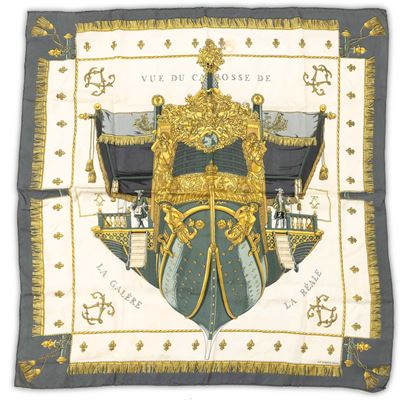 Hermès, Foulard "vue Du Carosse"