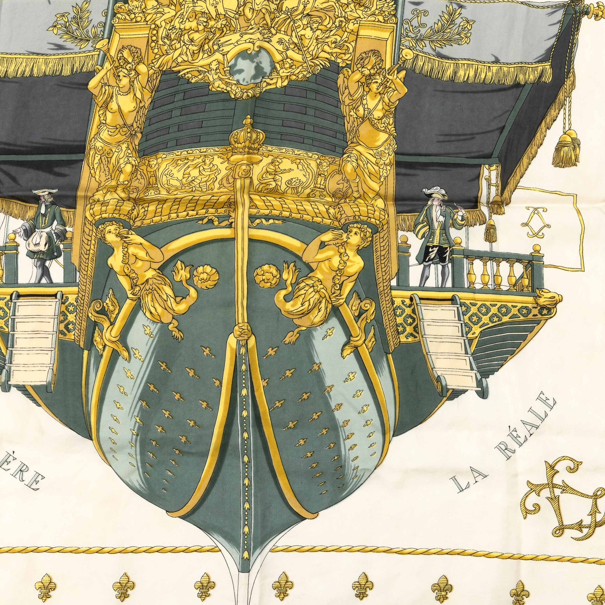 Hermès, Foulard "vue Du Carosse"