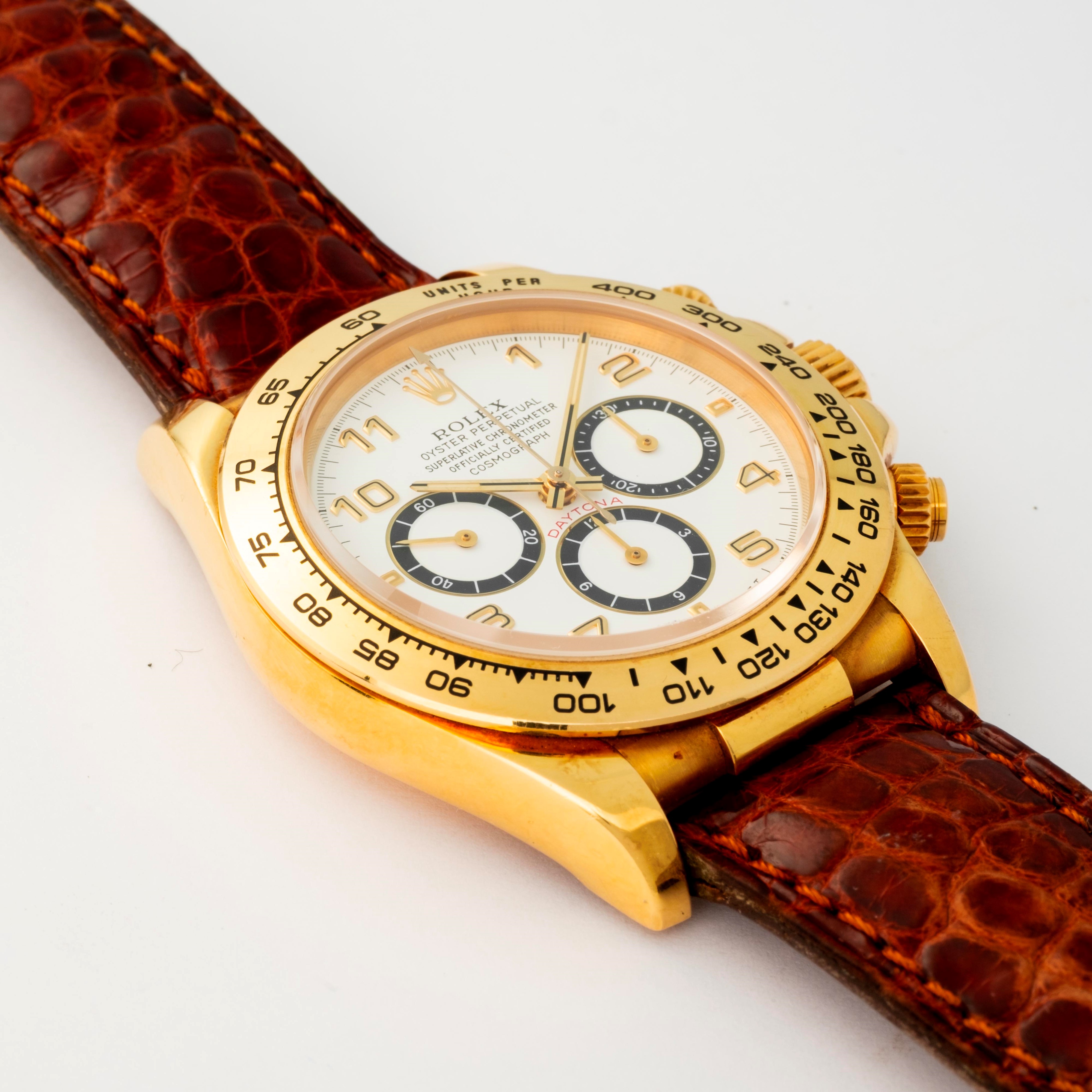 Rolex - Daytona ref. 16518 in oro giallo 18k, cronografo automatico Zenith El Primero