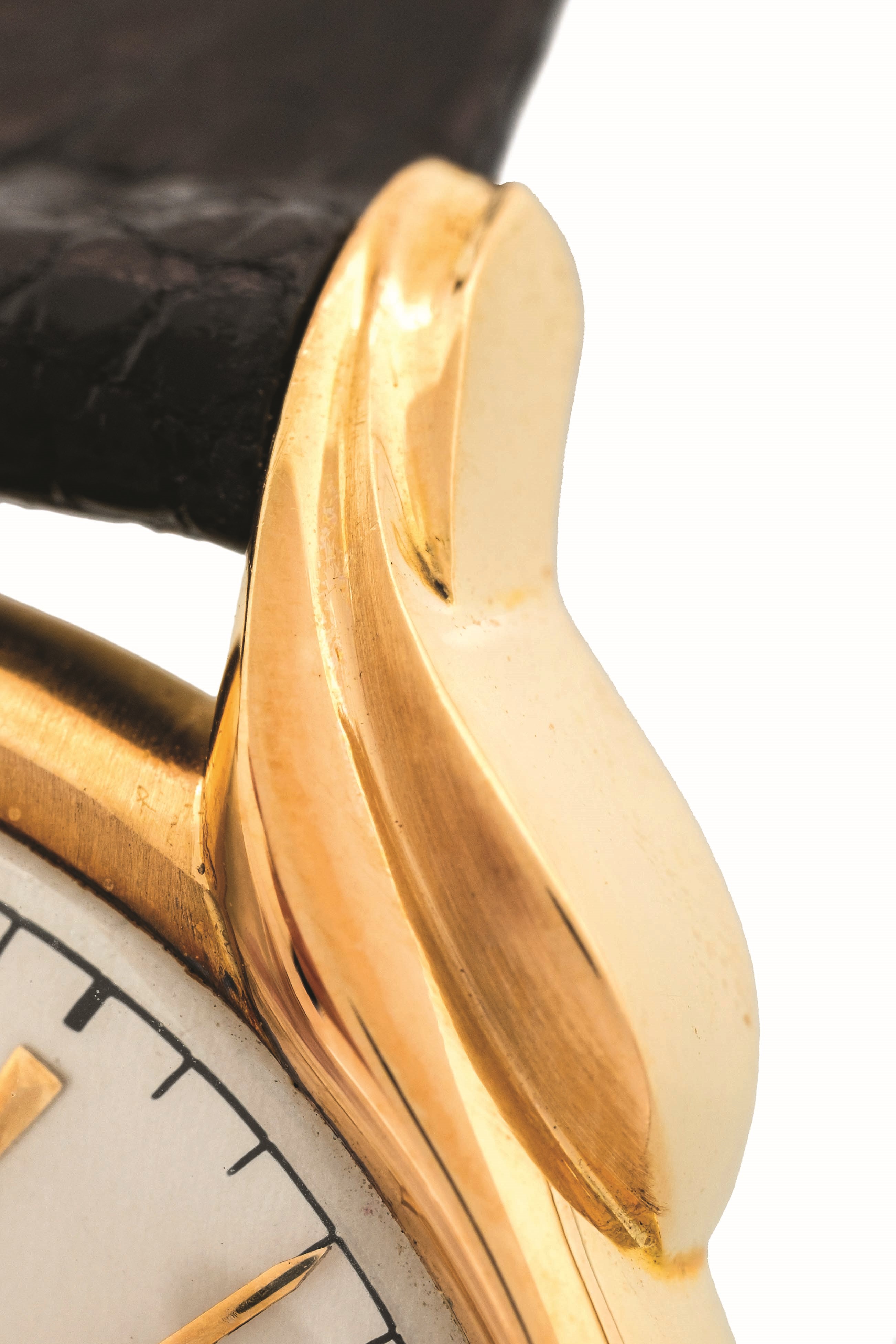 Patek Philippe - Calatrava Ref. 2431 Anse a Fiamma, Firmato "gobbi Milano" con Indici Applicati e...