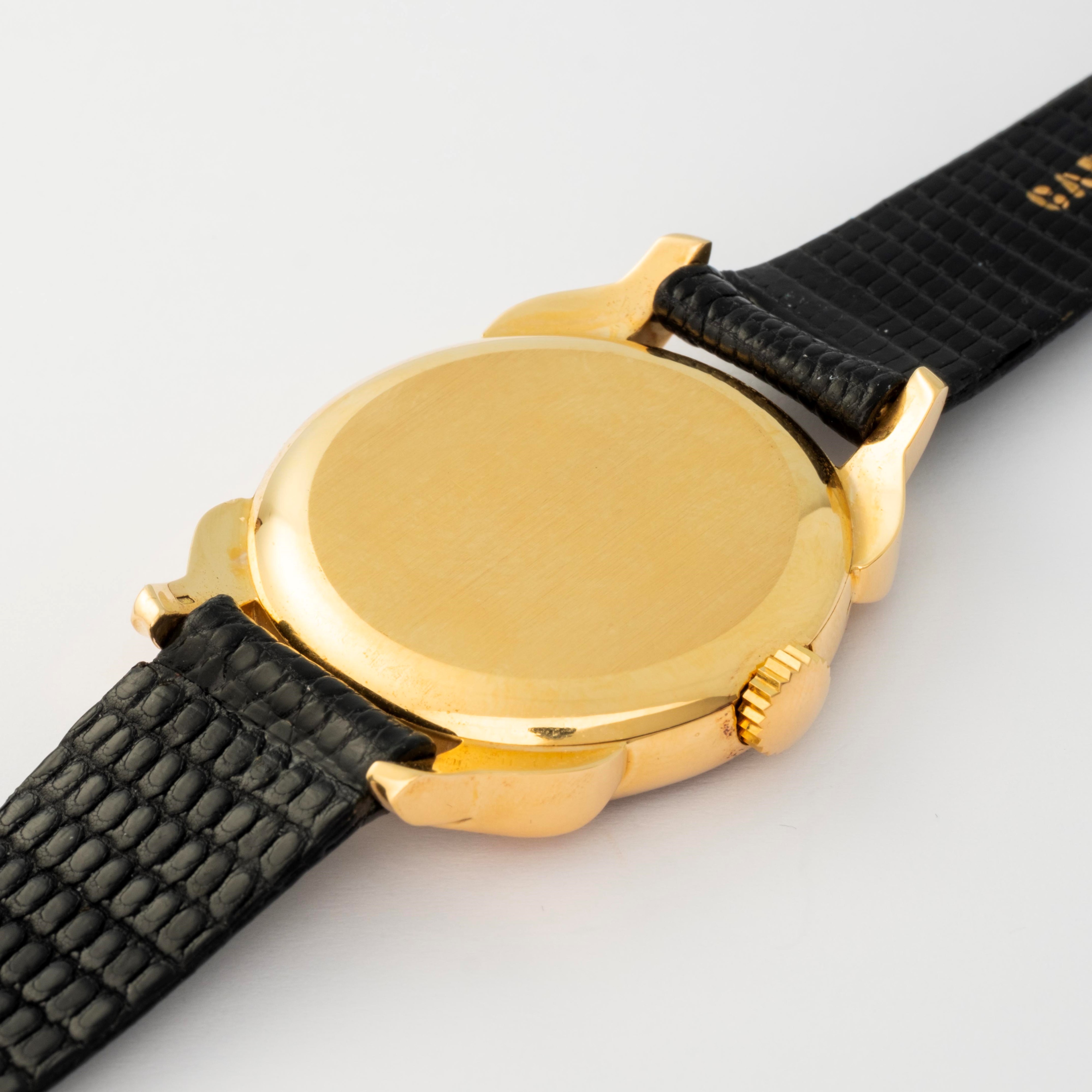 Patek Philippe - Calatrava Ref. 2431 Anse a Fiamma, Firmato "gobbi Milano" con Indici Applicati e...