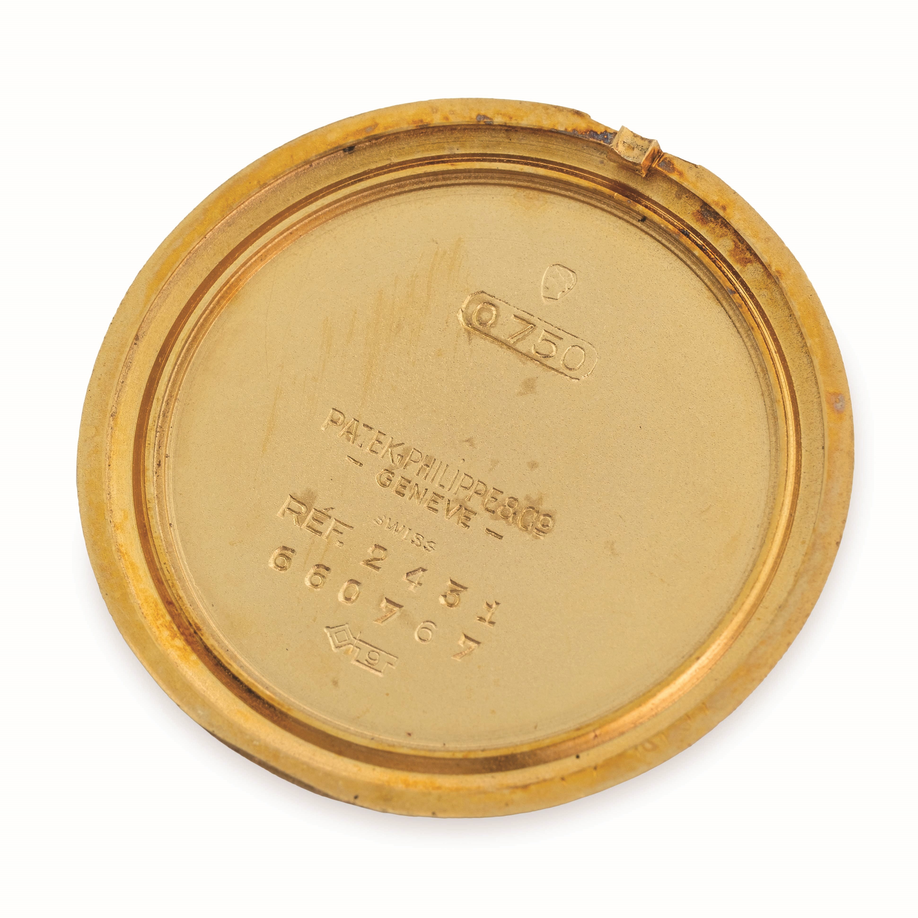 Patek Philippe - Calatrava Ref. 2431 Anse a Fiamma, Firmato "gobbi Milano" con Indici Applicati e...