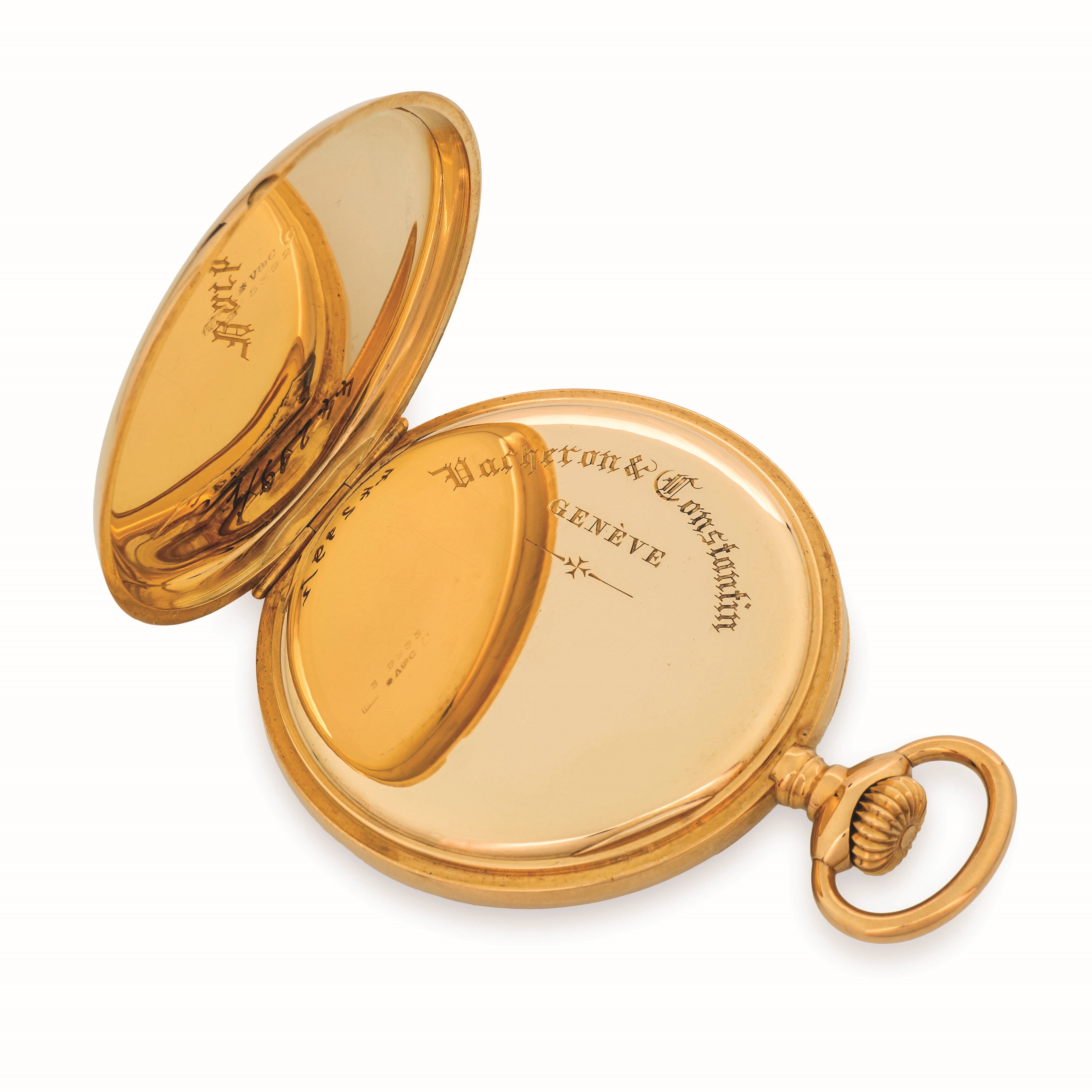 Vacheron & Constantin - Tasca Chronometre Royal in oro giallo 18k con quadrante in smalto bianco,...
