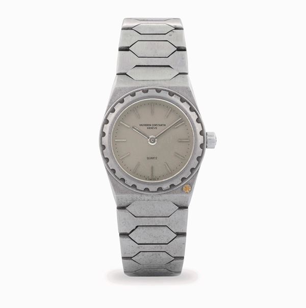 Lady 222 ref. 60001 in acciaio con bracciale integrato, quadrante grigio con indici applicati, circa  [..]