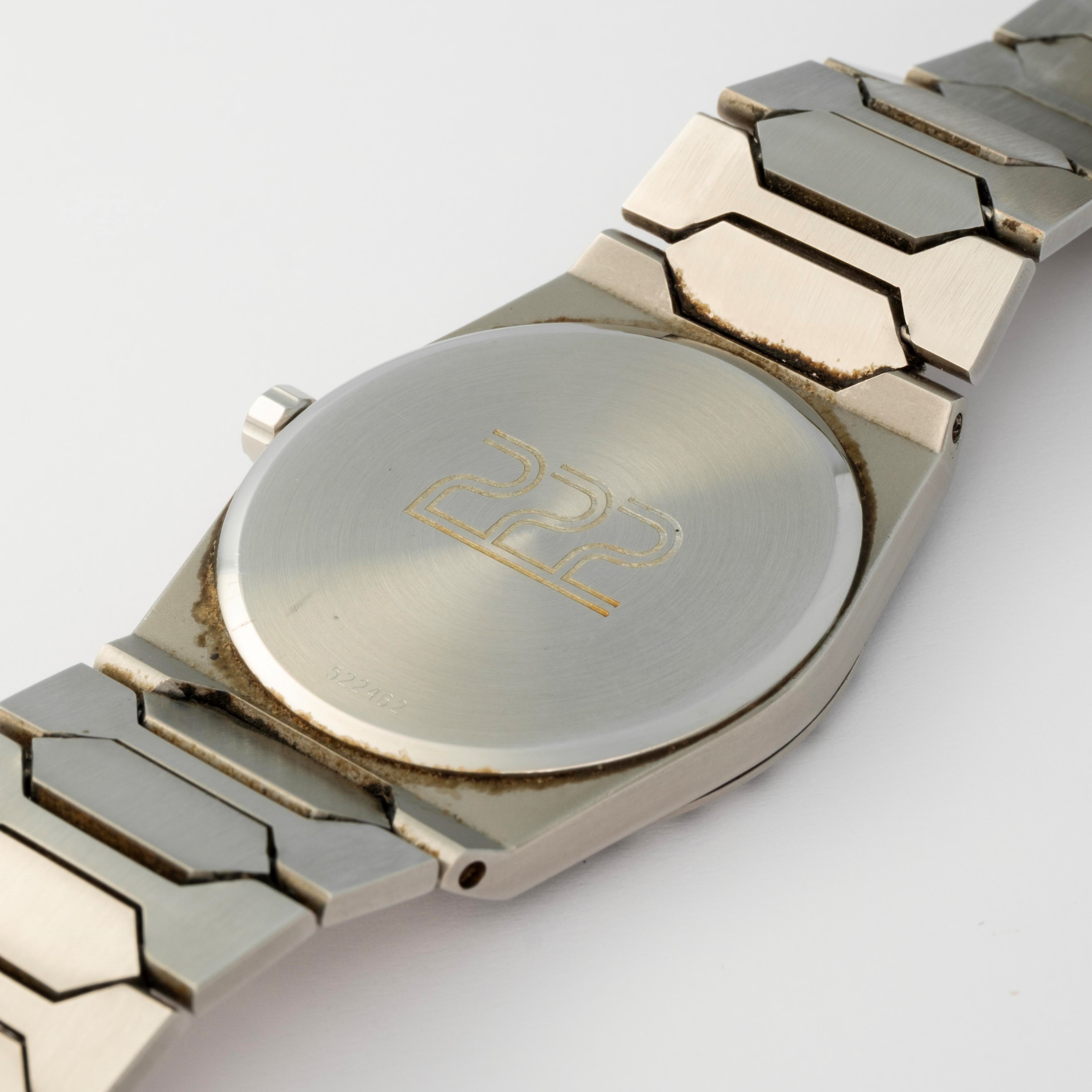 Vacheron & Constantin - Jumbo 222 ref. 44018 in acciaio con quadrante Argentè e numeri Romani, ci...