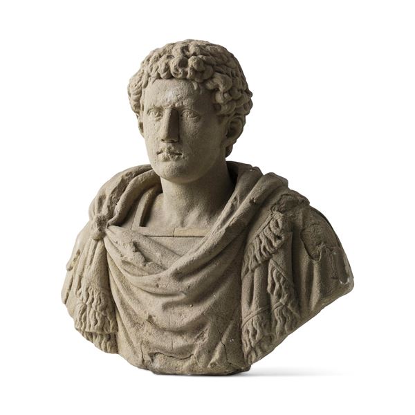 Busto virile all'antica. XX secolo