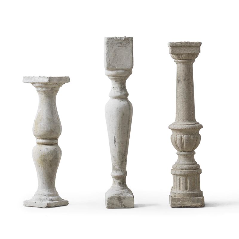 Tre stampi per colonna in gesso  - Asta Oggetti d'Arte - La Wunderkammer di Ettore Mocchetti - Cambi Casa d'Aste