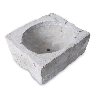 Vasca da lavandino in pietra, cm 59x49x25
