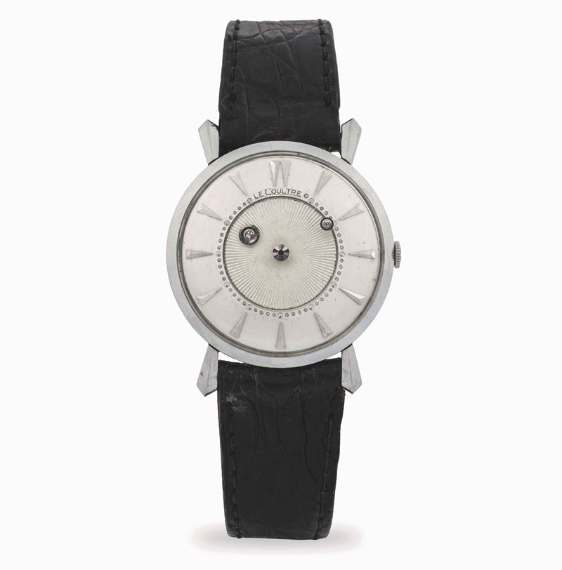 LeCoultre : Mystery in white gold 14k with silvered dial and diamonds, circa 1960  - Auction Wristwatches - Cambi Casa d'Aste