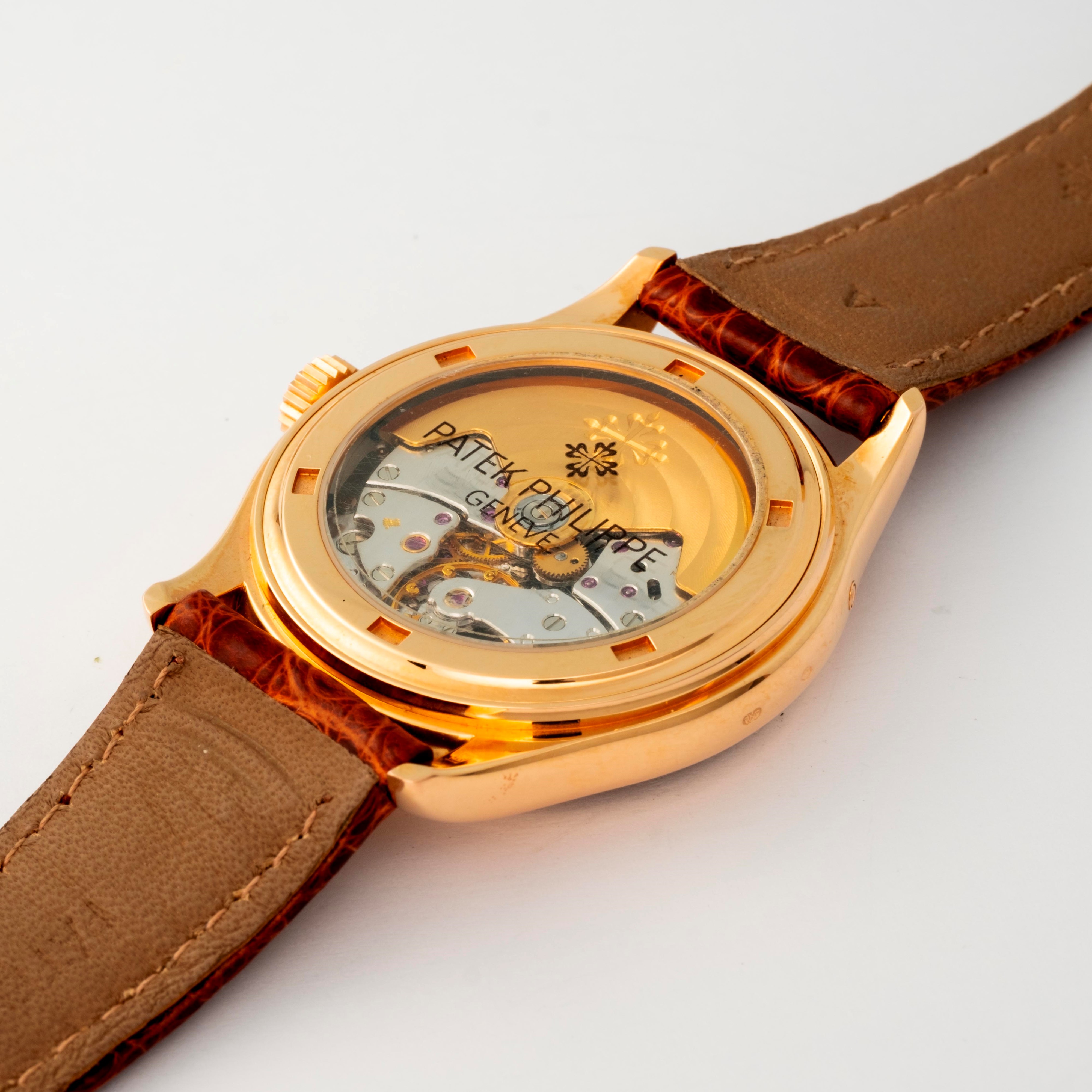 Patek Philippe - Calendario annuale ref. 5035R, oro rosa 18k, quadrante nero