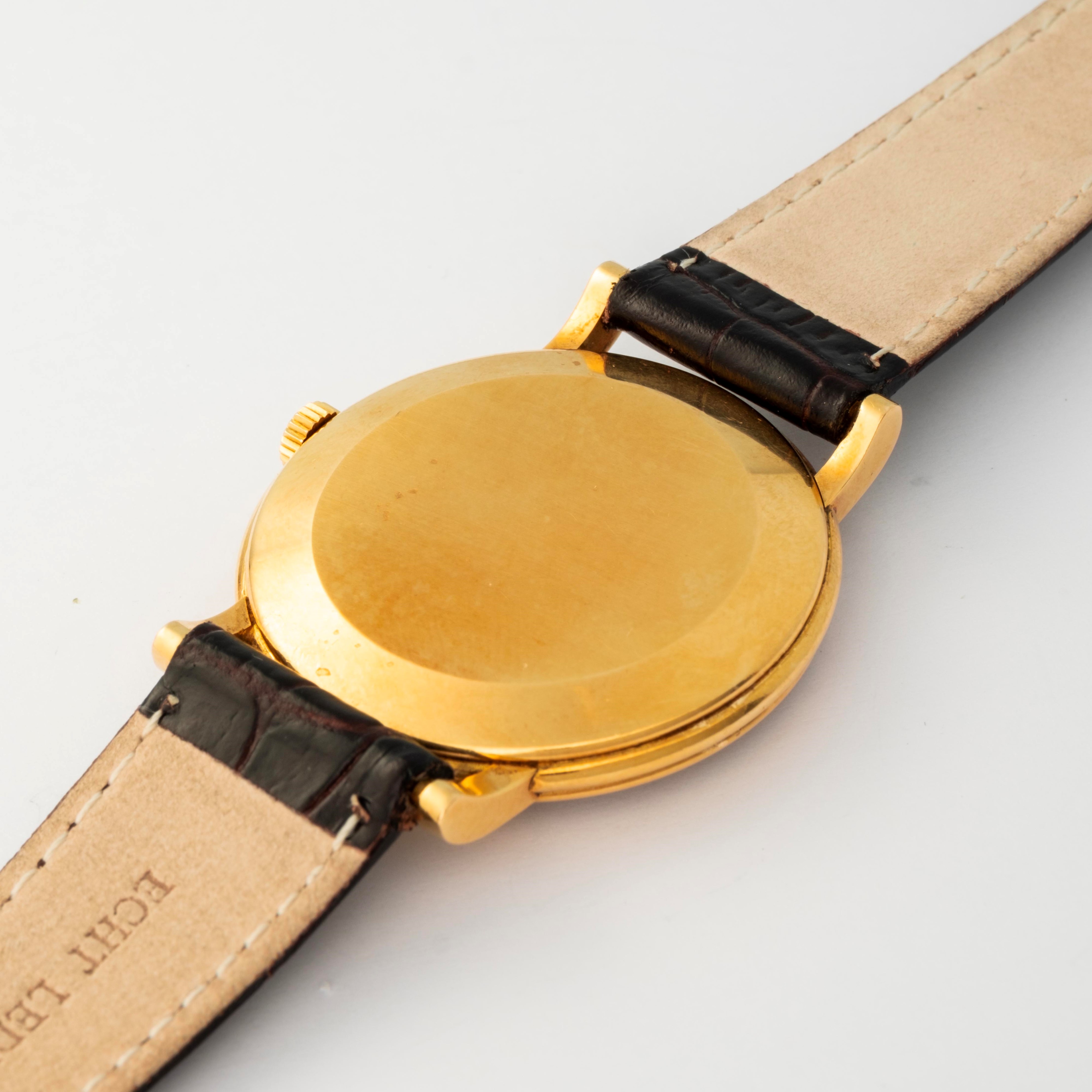 Patek Philippe - Calatrava in oro giallo 18k con quadrante argenté, circa 1960