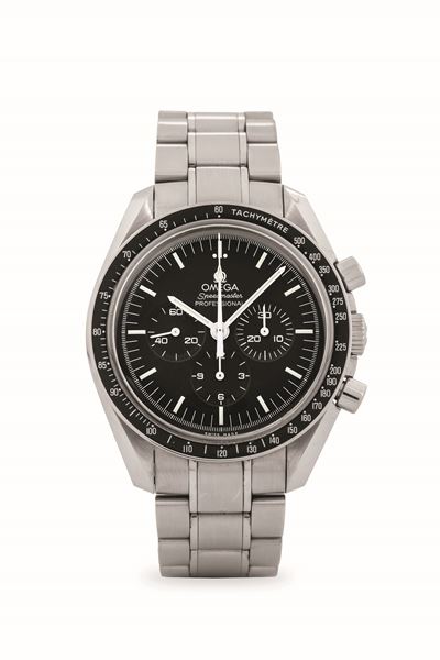 Speedmaster Professional, circa 2005, acciaio, quadrante nero, movimento a carica manuale