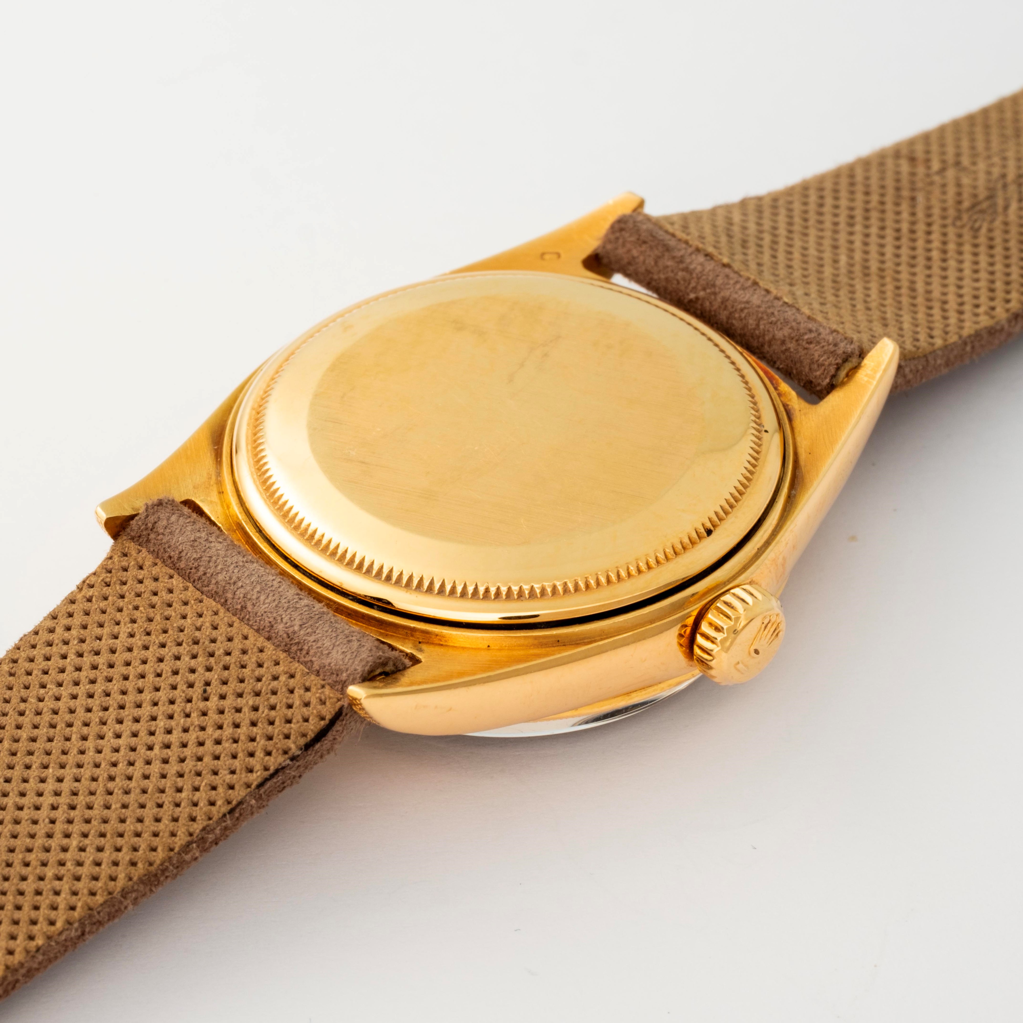 Rolex - Day-Date ref. 1806, oro giallo 18k, cassa Florentine, quadrante grigio, circa 1966