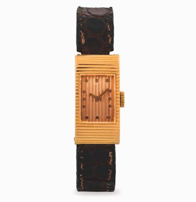 Reflet in oro giallo 18k con quadrante Clous de Paris, circa 1970