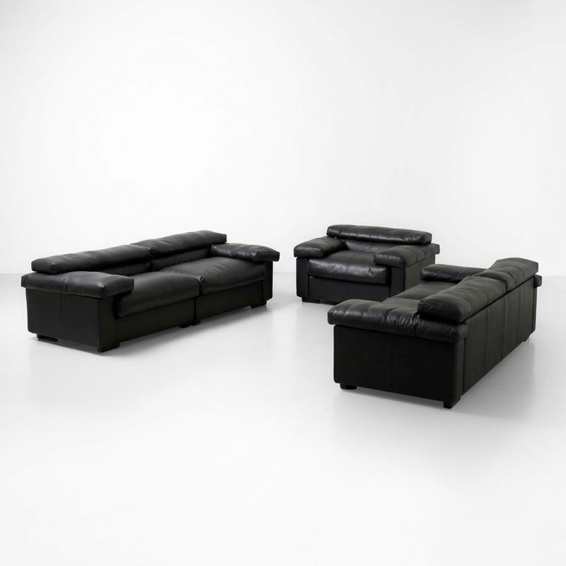 Afra e Tobia Scarpa : Due divani e una poltrona mod. Erasmo  - Asta Design Lab - Cambi Casa d'Aste