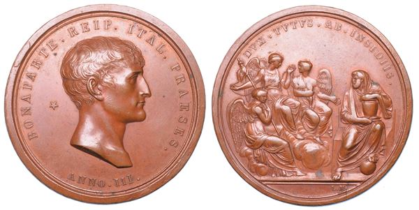 FRANCIA. NAPOLEONE, 1804-1815. Medaglia in bronzo Anno III.