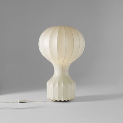 Lampada da tavolo mod. Gatto, metallo e legno, 1962