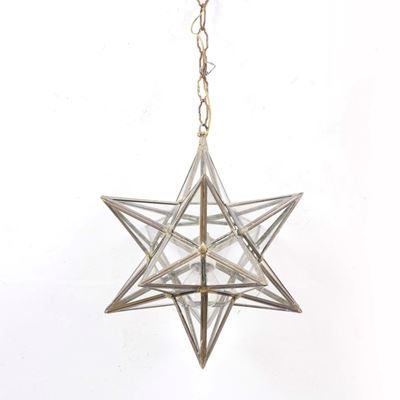 Lampada a sospensione, design a forma di stella