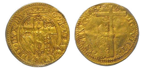 URBINO, GUIDOBALDO II DELLA ROVERE, 1538-74. Ducato d'oro.