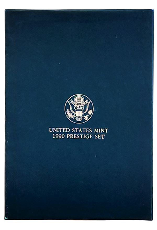 USA 1989: divisionale ufficiale “Prestige” Fondo Specchio (proof) composta da 7 monete (1 c. – 1 $). Il dollaro è in argento.