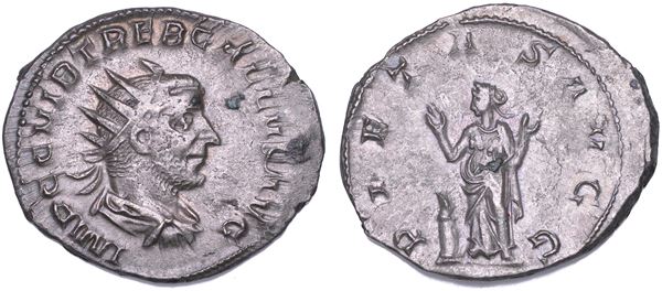 SHIPPING ONLY IN ITALY. TREBONIANO GALLO, 251-253. Antoniniano, anni 251-252.