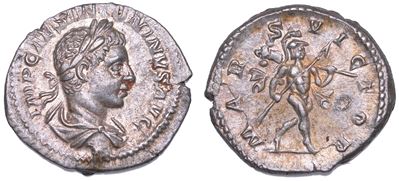 Elio Gabalo, Denario, anno 219 d.C.