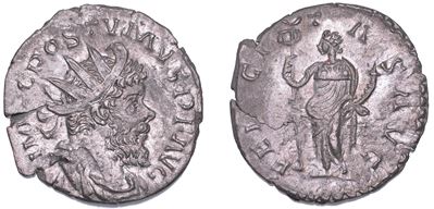 Moneta antica, Antoniniano postumo, 259-268 d.C.