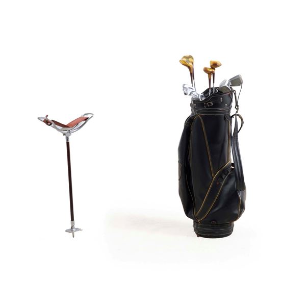Set di mazze e sgabello da golf