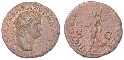 Nerone, Dupondio, anni 54-55