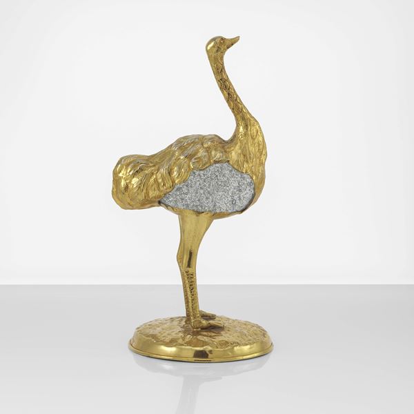 Gabriella Crespi - Ostrich from the series Piccoli Animali.