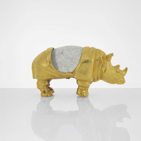 Gabriella Crespi - Rinoceronte della serie Piccoli animali