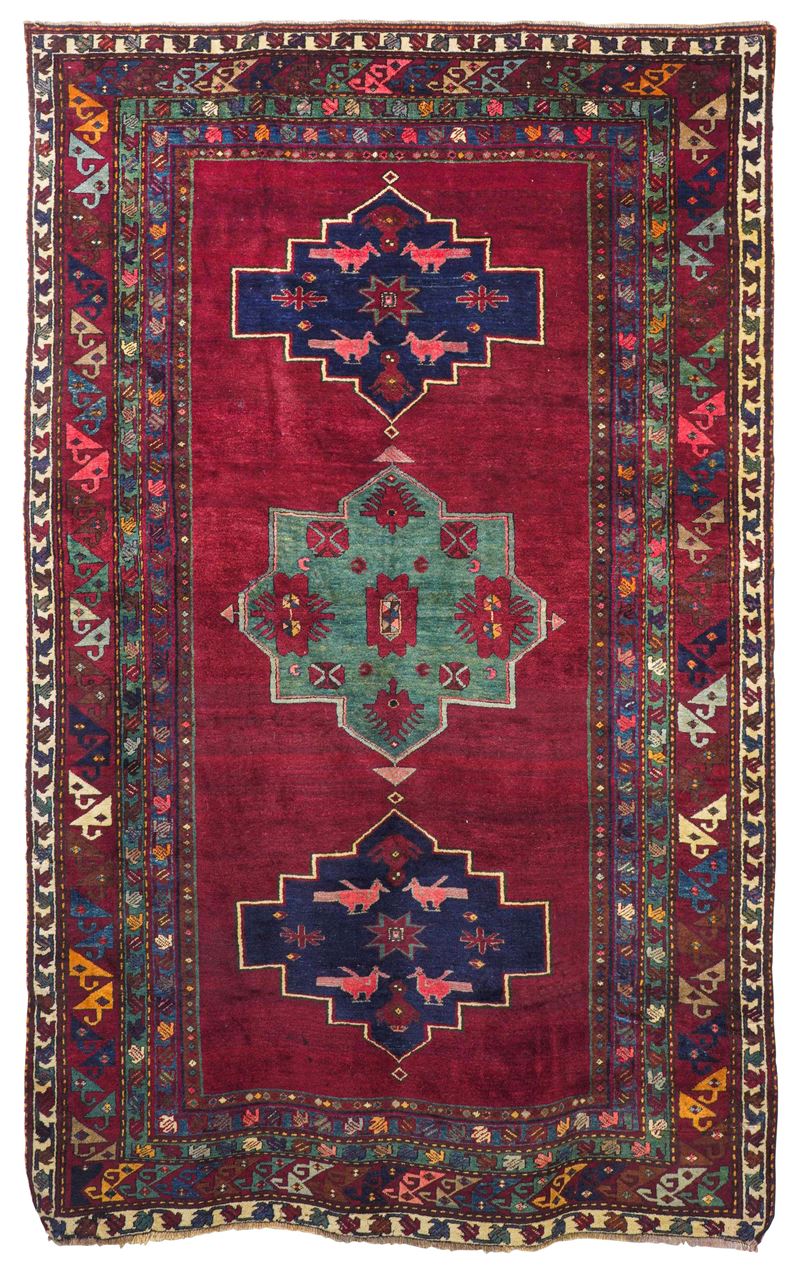 Tappeto Kazak, Caucaso fine XIX inizio XX secolo  - Auction Italian Mansions - Cambi Casa d'Aste