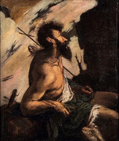 San Giovanni Battista, olio su tela