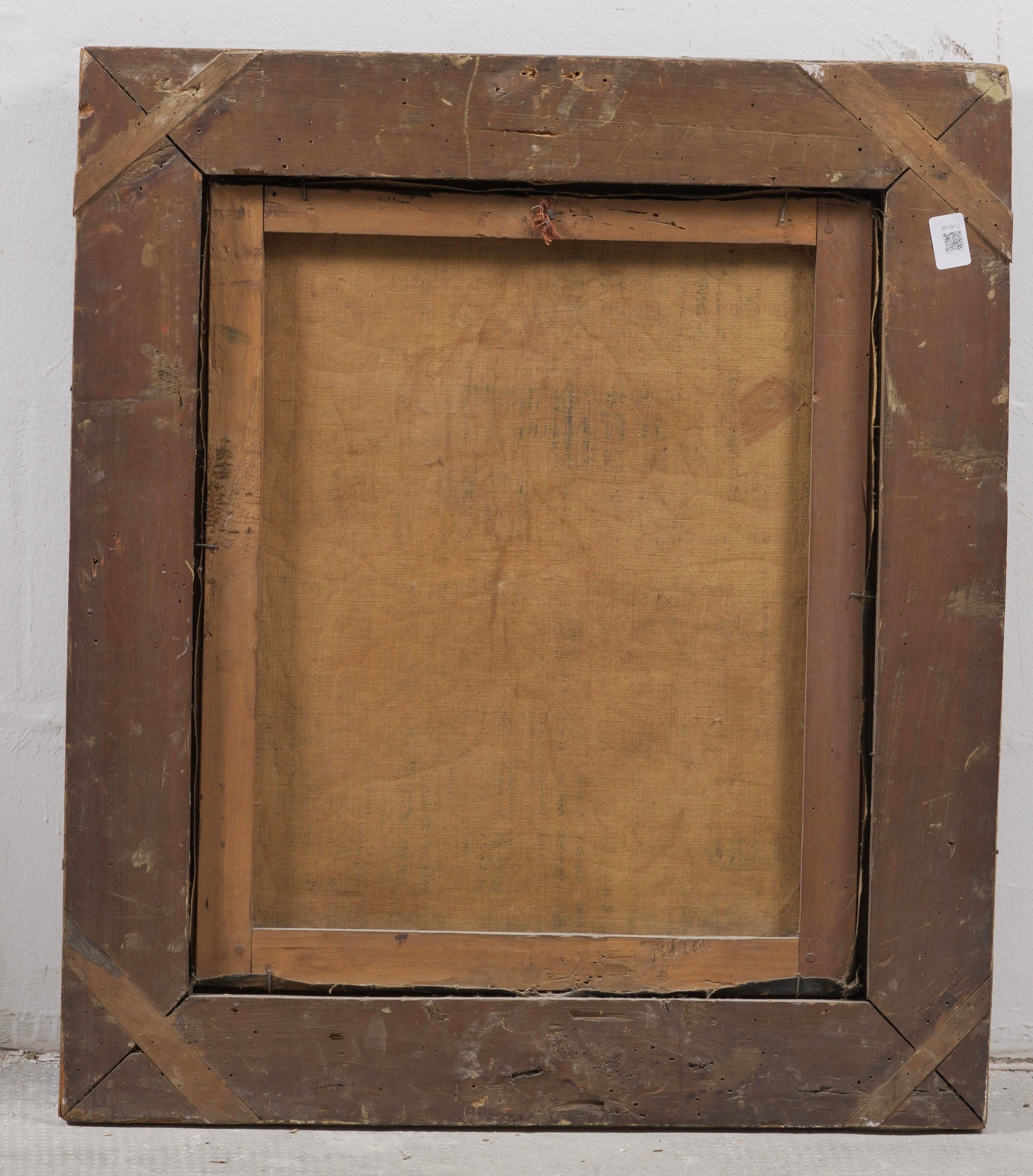 Scuola del XIX secolo, Ritratto di un pittore, olio su tela