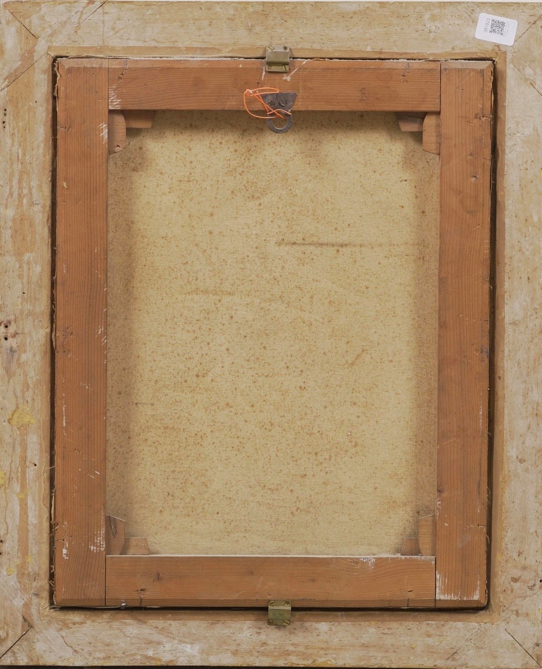 Scuola del XIX secolo, Ritratto di uomo con cappello rosso, olio su tela