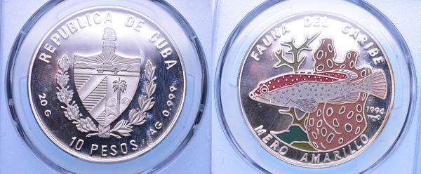 CUBA. REPUBLICA. 10 Pesos 1994.