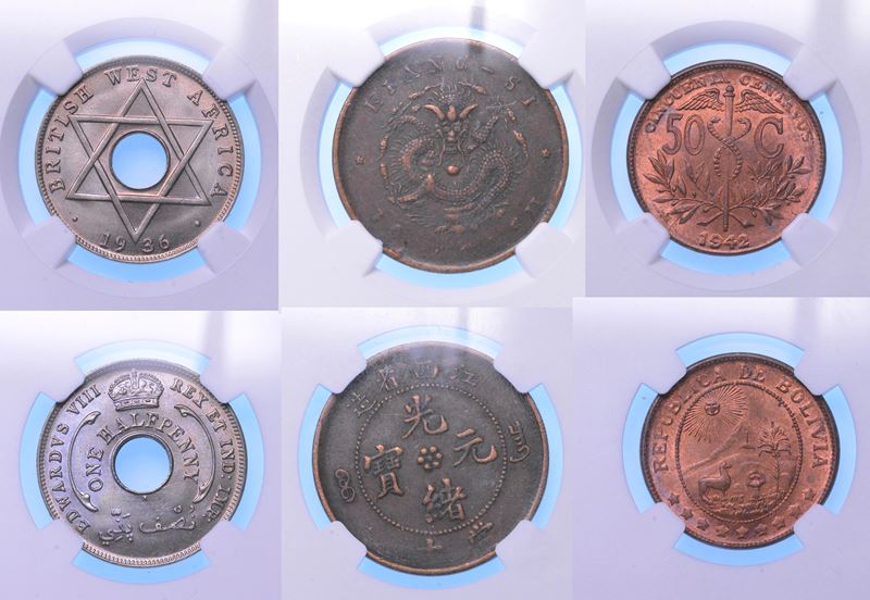 STATI VARI. Lotto di tre monete.  - Auction Light Numismatics - Cambi Casa d'Aste