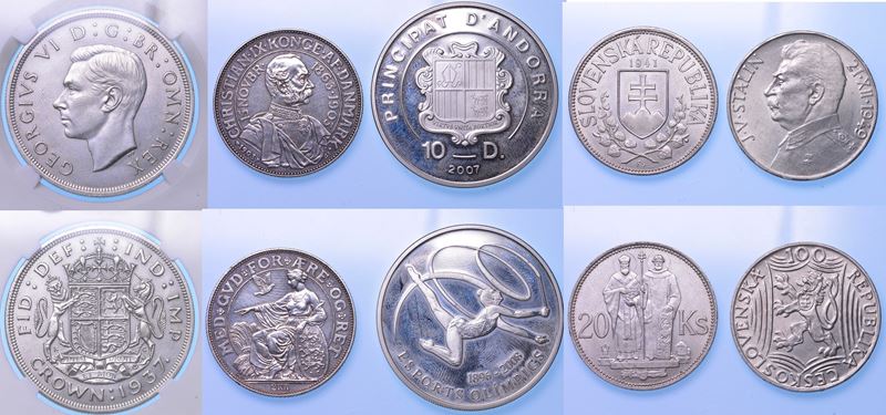 STATI VARI. Lotto di cinque monete.  - Auction Light Numismatics - Cambi Casa d'Aste