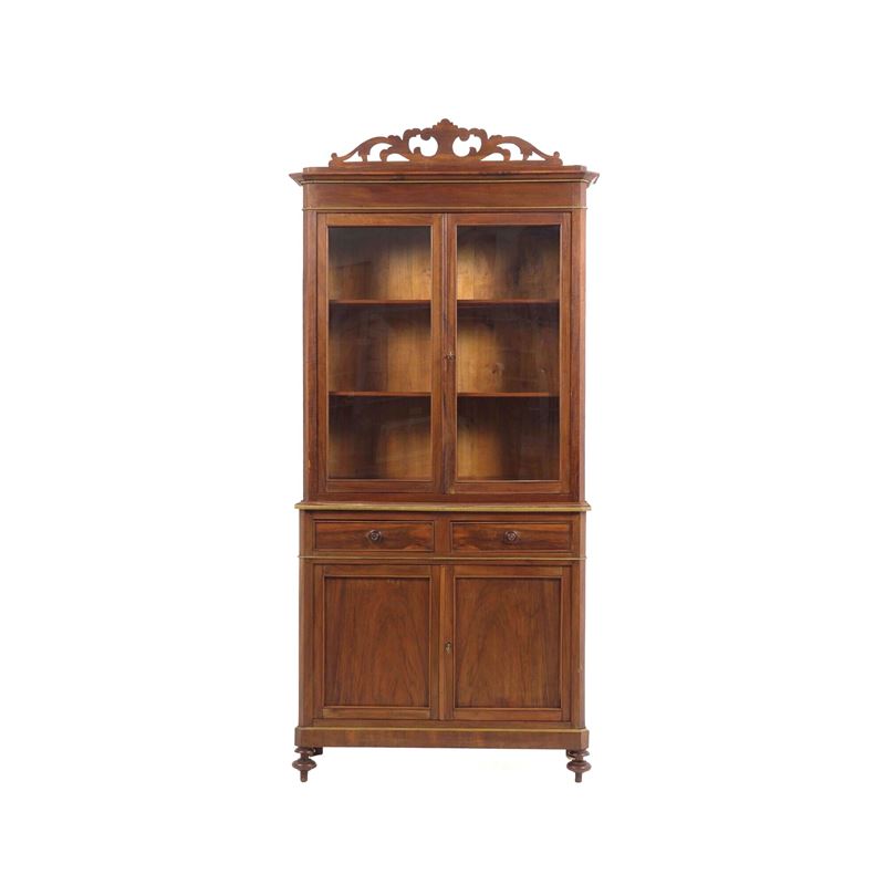 Credenza con alzata. XIX secolo  - Asta Antiquariato - Cambi Casa d'Aste