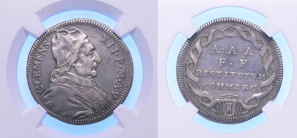 STATO PONTIFICIO. CLEMENTE XII, 1730-1740. Giulio A. V. Roma.