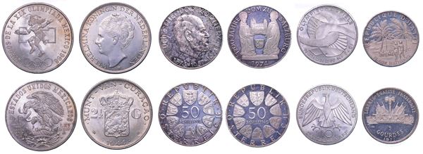 STATI VARI. Lotto di sei monete.