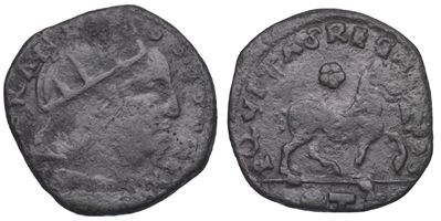Ferdinando I d’Aragona (1458-1494), L’Aquila — cavallo, rame