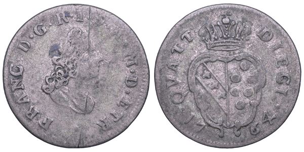 FIRENZE. FRANCESCO II (III) DI LORENA, 1737-1765. 10 quattrini 1764.