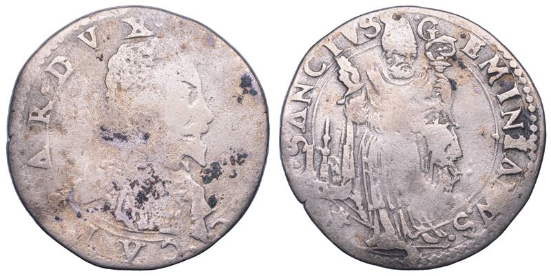 MODENA. CESARE D'ESTE, 1597-1628. Giorgino.  - Auction Light Numismatics - Cambi Casa d'Aste