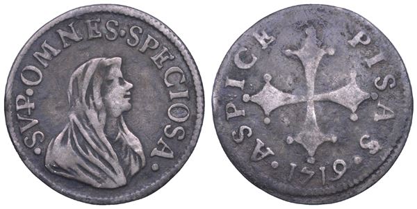 PISA. COSIMO III, 1670-1723. Grosso 1719.