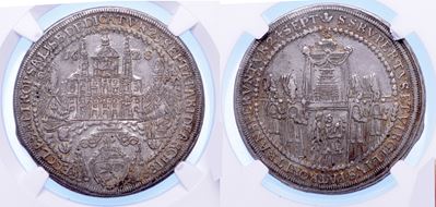 Moneta, 1/2 Reichstaler 1628, Austria - Salisburgo - Paris von Lodron