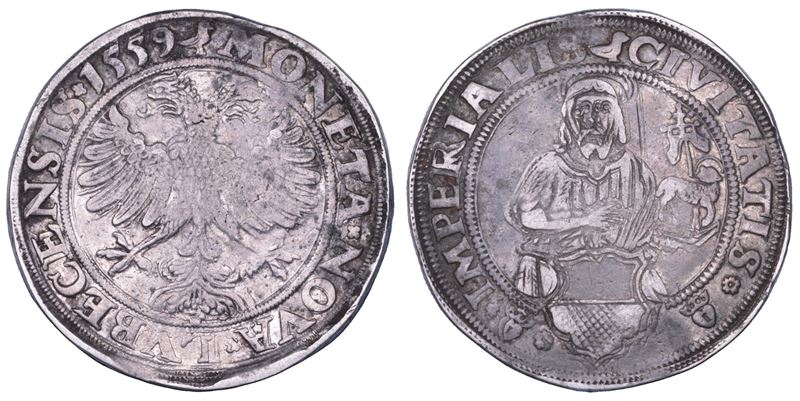 GERMANIA - LUBECK. Taler 1559.  - Auction Numismatics - Cambi Casa d'Aste