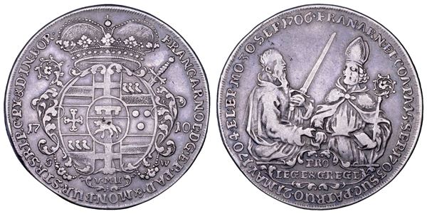 GERMANIA - MUNSTER. FRANZ ARNOLD VON WOLFF-METTERNICH, 1707-1718. Taler 1710.